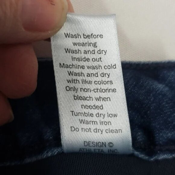 Athleta Sculptek Skinny Blue Denim Jeans - Picture 10 of 10